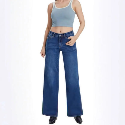 Loose Elastic Jeans